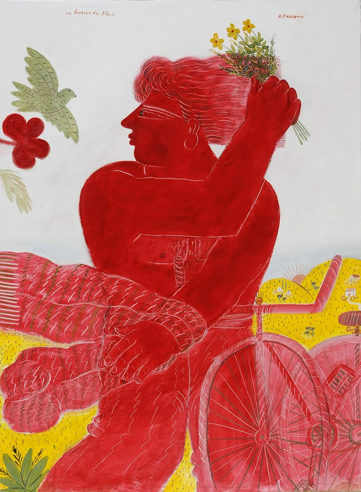 Alekos Fassianos /Αλέκος Φασιανός, 1935 | Expressionist